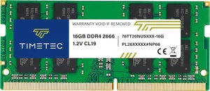 Timetec Premium 16GB DDR4 2666MHz SO-DIMM Laptop RAM Price in