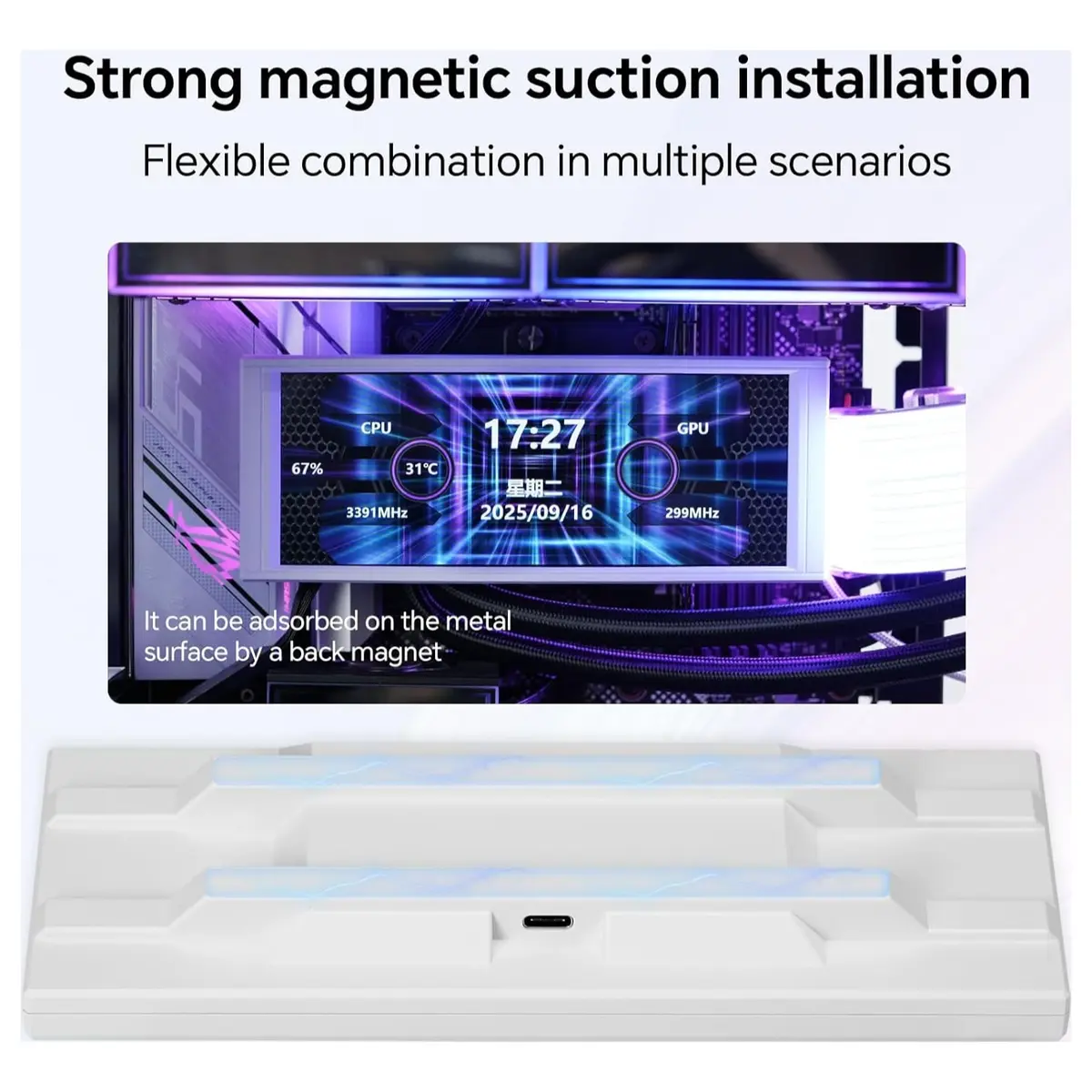 Thermalright Trofeo Vision LCD AIO Display 6.86 Inch PC Monitor